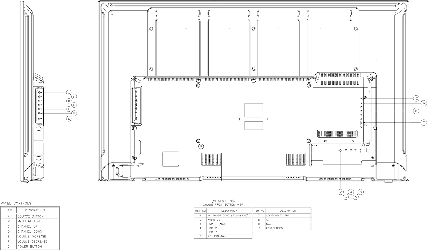 50" LED TFT TV with 1920 x 1080 Resolution S6583