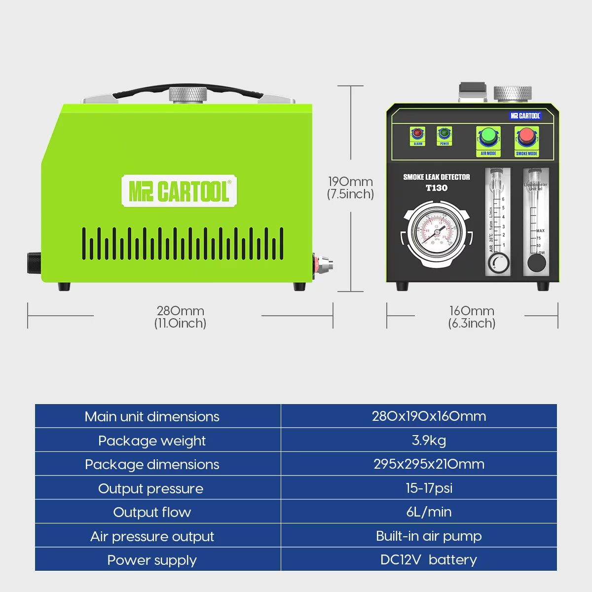 EVAP Vacuum Smoke Machine with Adjustable Flowmeter A8796