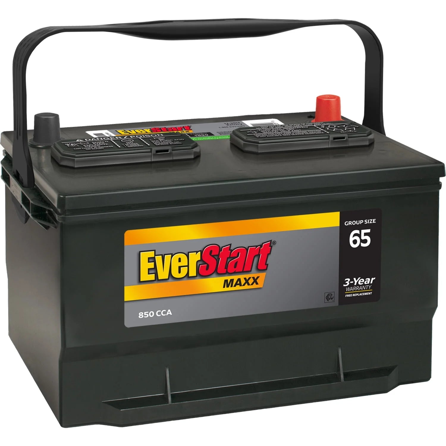 Group Size 65 12 Volt 850 CCA Lead Acid Automotive Battery A7953