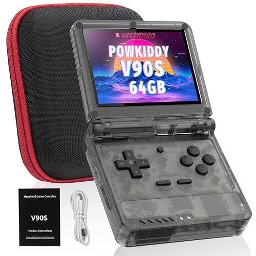 Transparent Black Retro Handheld Console A32807