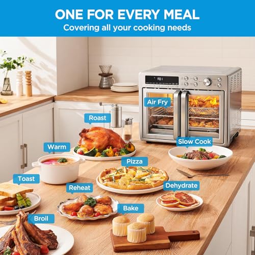 26.4 QT Stainless Steel French Door Toaster Oven Air Fryer Combo W3241