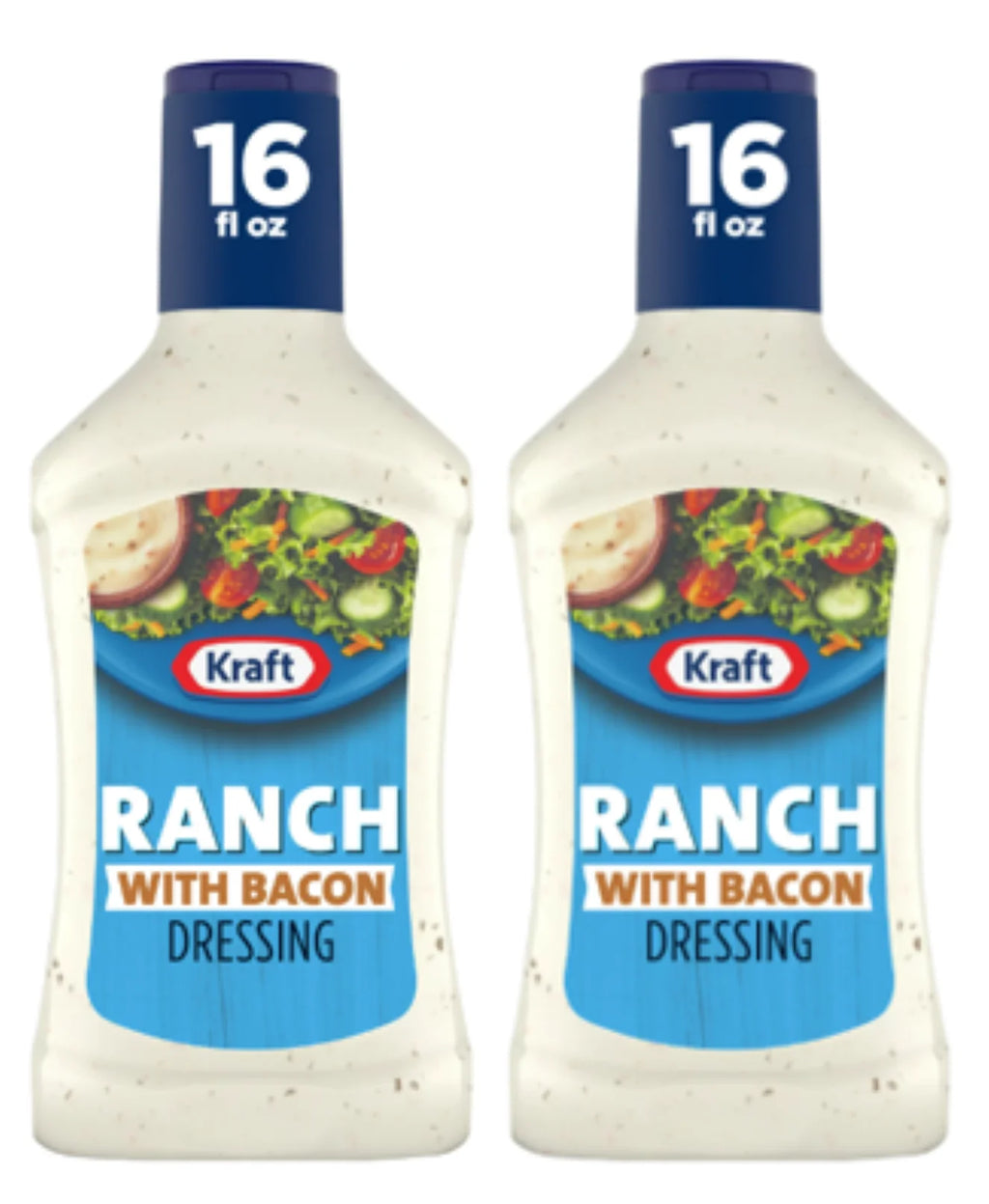 16 fl oz Bottle Pack of 2 Ranch Salad Dressing with Bacon S77351