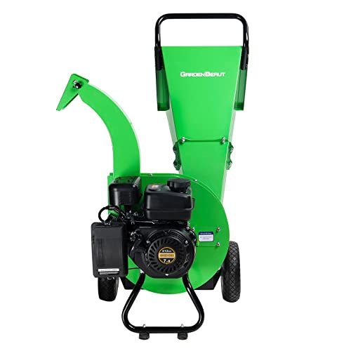 7HP 212cc Gas Powered Wood Chipper Shredder B94596