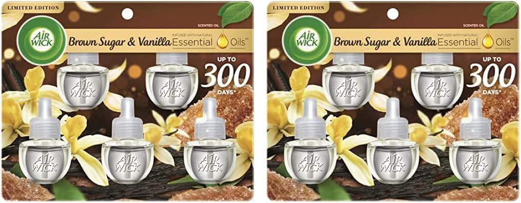 5 ct Brown Sugar and Vanilla Scented Oil Refill S43210