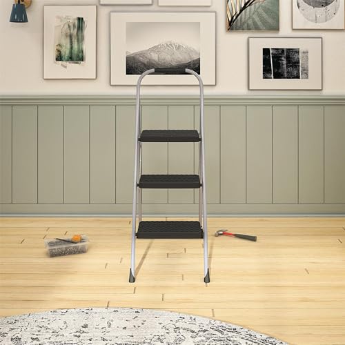 Three Big Folding Step Stool with Rubber Hand Grip I65766