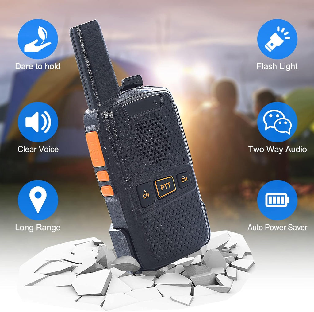 Wireless Intercom System 1.5 Mile Two Way Radio 2 Pack U35164