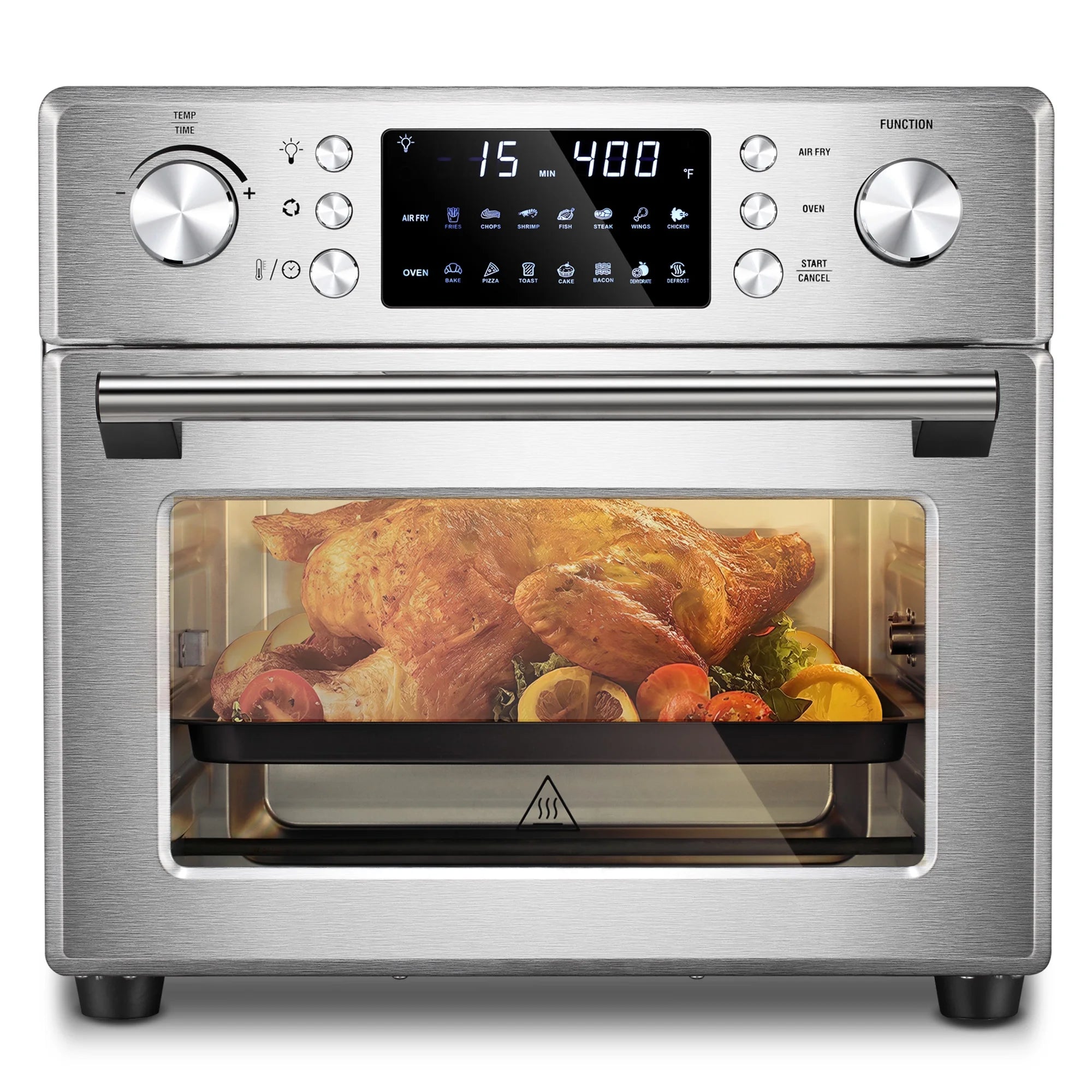 26.4 QT Stainless Steel Convection Air Fryer Oven E649