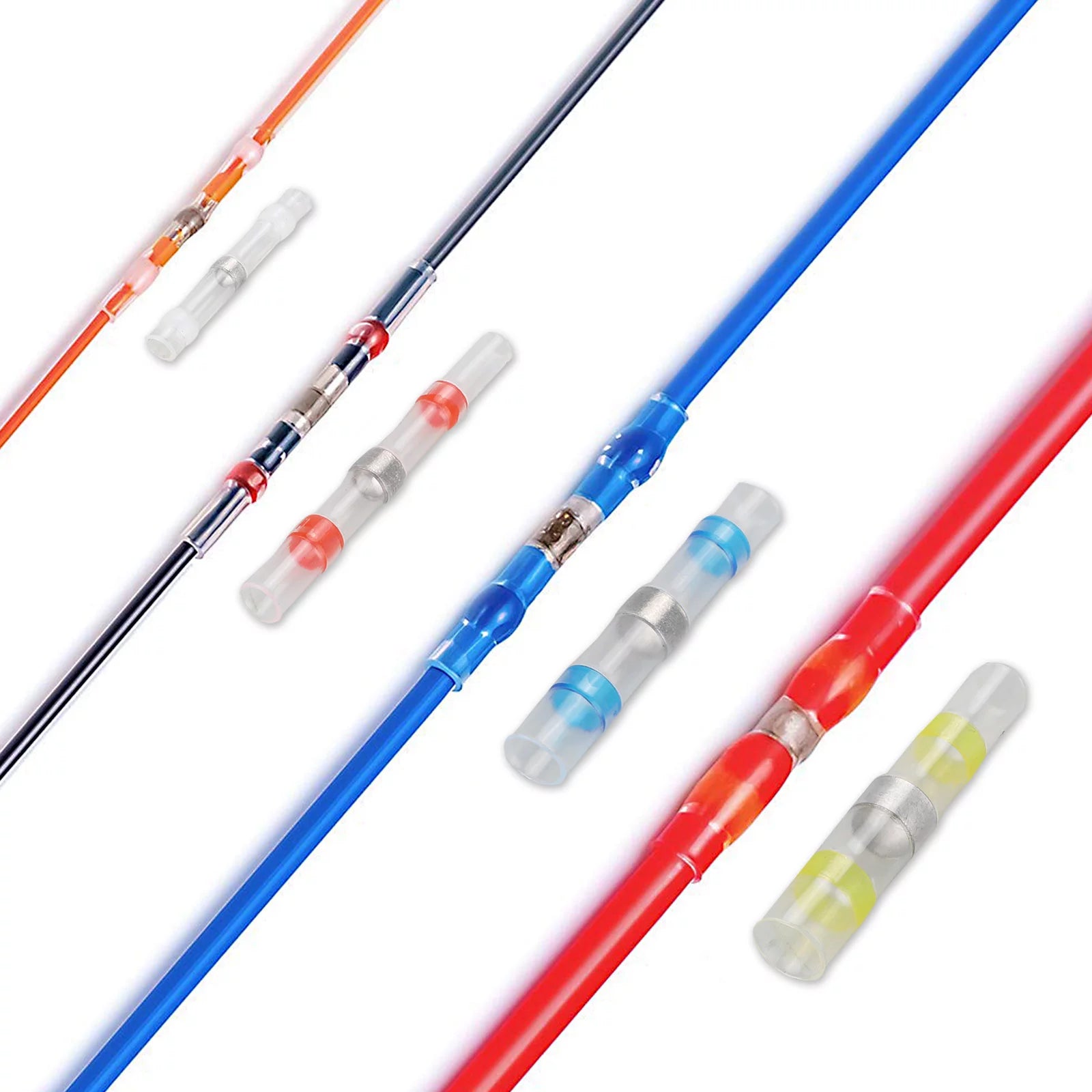 500PCS Heat Shrink Solder Wire Connectors S7533