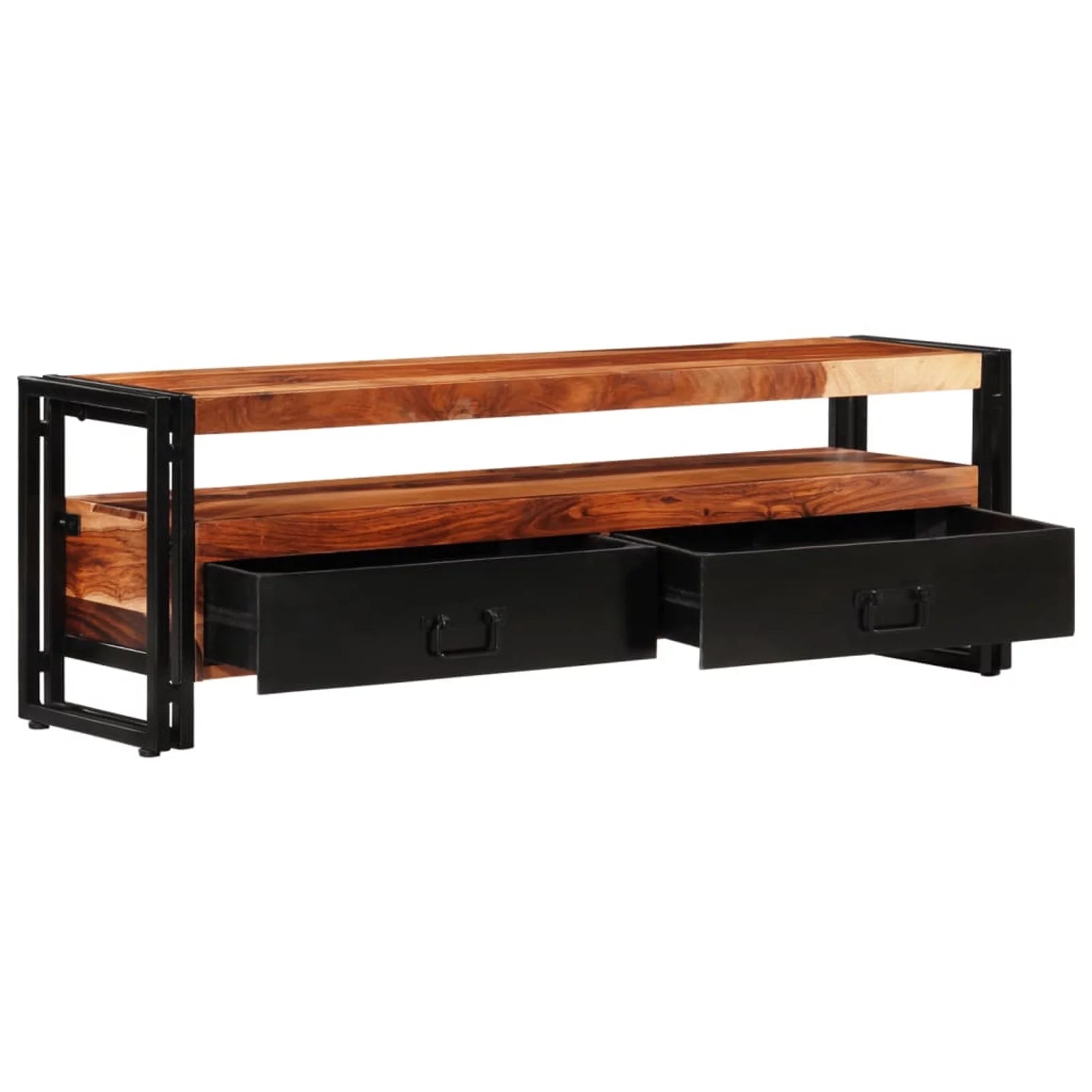 47.2"x11.8"x15.7" Solid Sheesham Wood TV Cabinet W225988