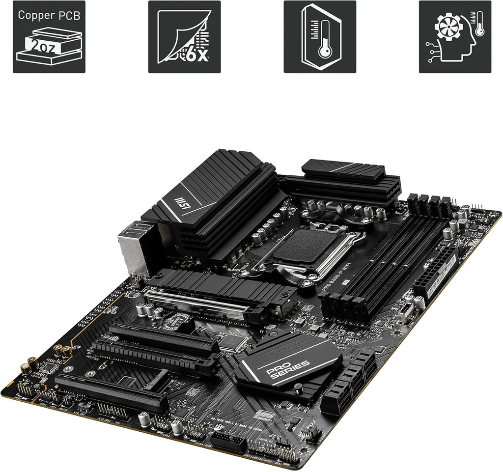 AMD AM5 ATX Motherboard, 4x DDR5, 1x PCI-E x16, 2x M.2, 6x SATA, 8x USB 3.2, 1x USB Type C K4158
