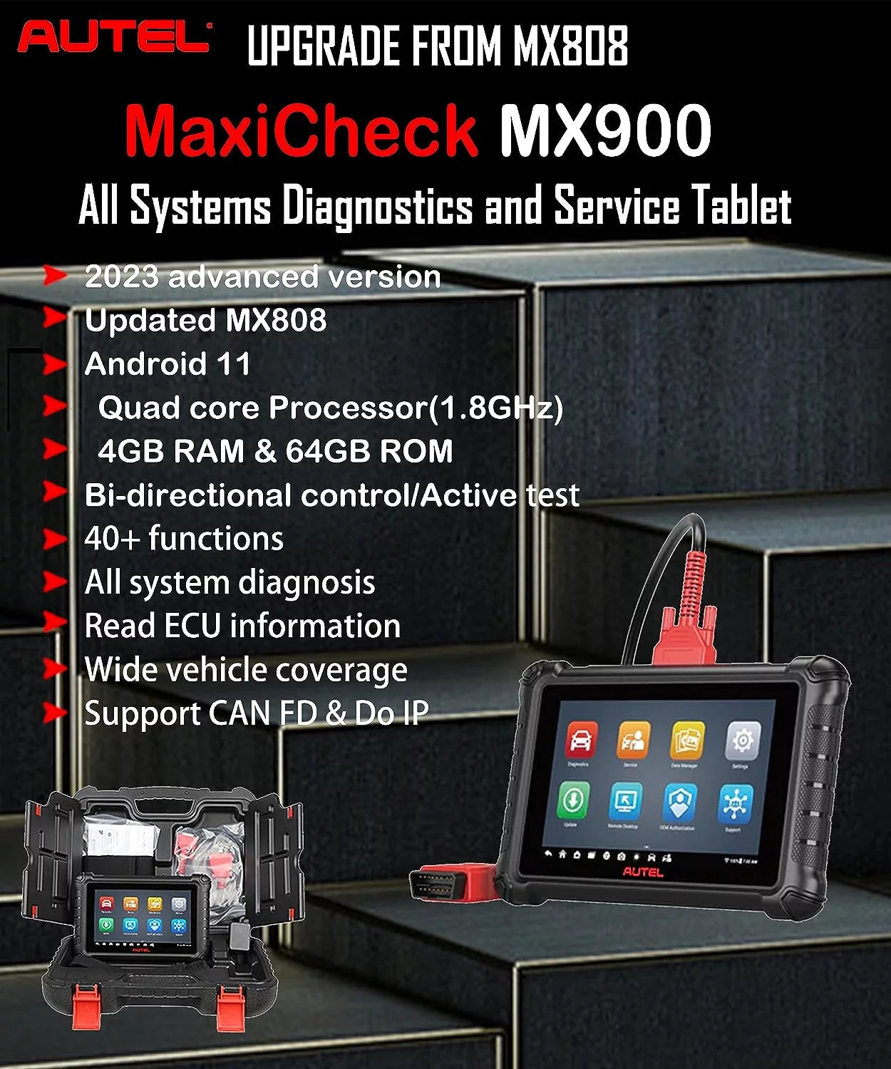 OBD2 Scanner 40+ Function Bi Directional Scan Tool T487