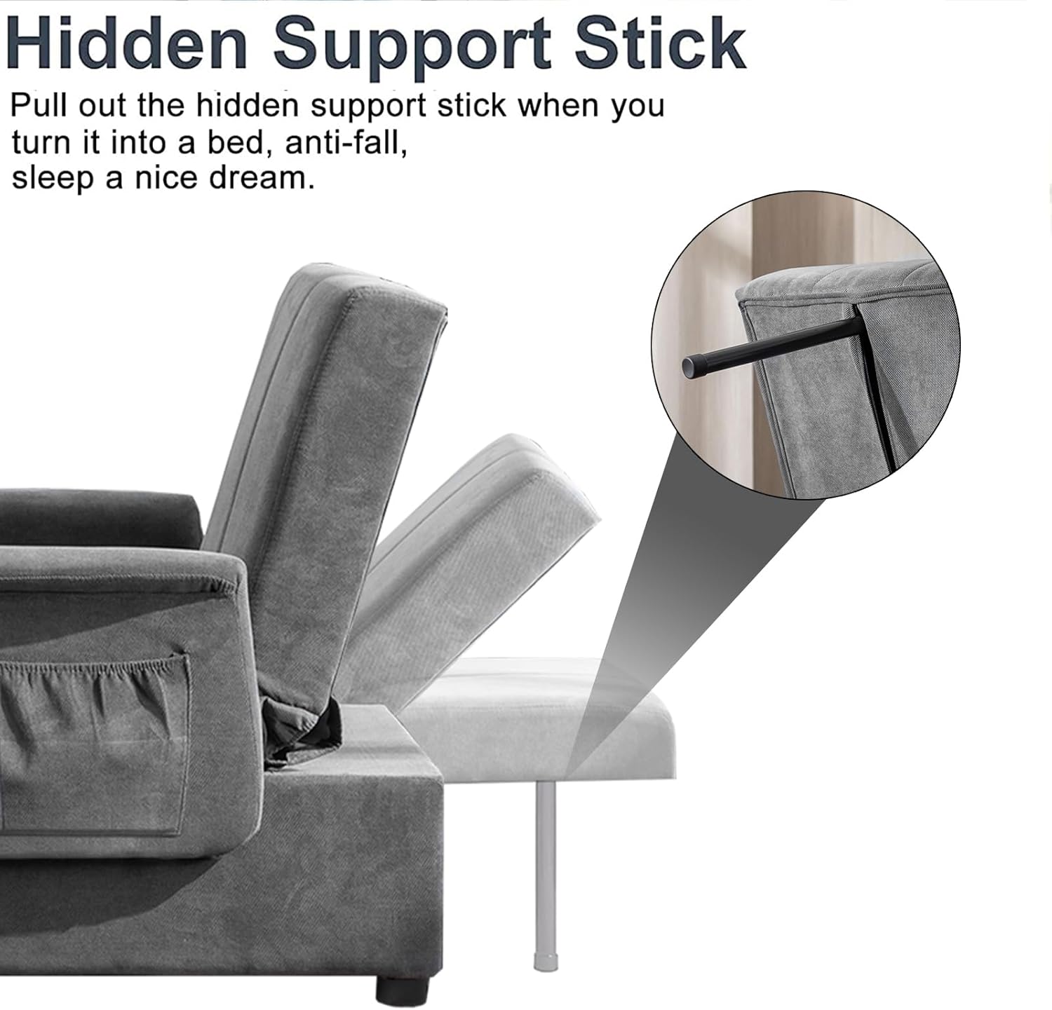 3 in 1 Folding Sofa Bed Chair T9121