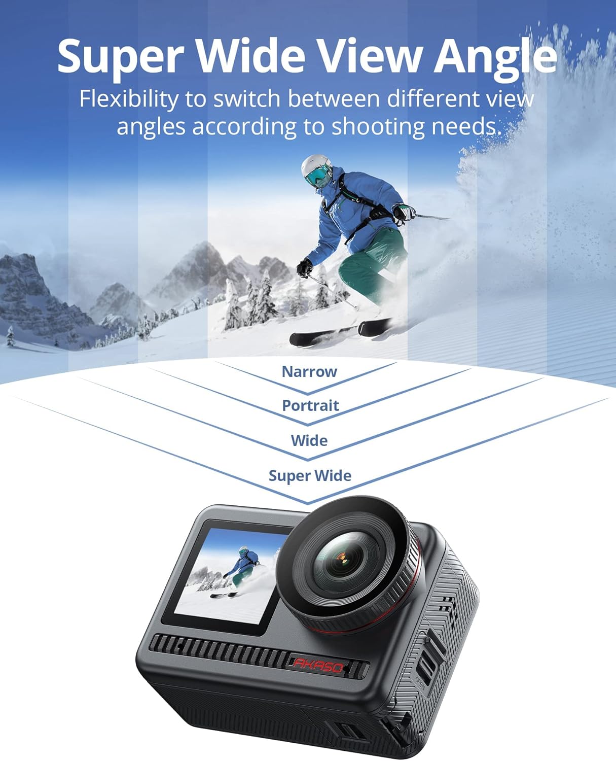 4K60FPS Action Camera with Touch Screen Waterproof Remote Control H827
