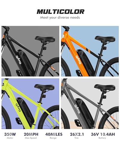 21-Speed Electric Mountain Bike with 350W Motor and Removable Battery K935