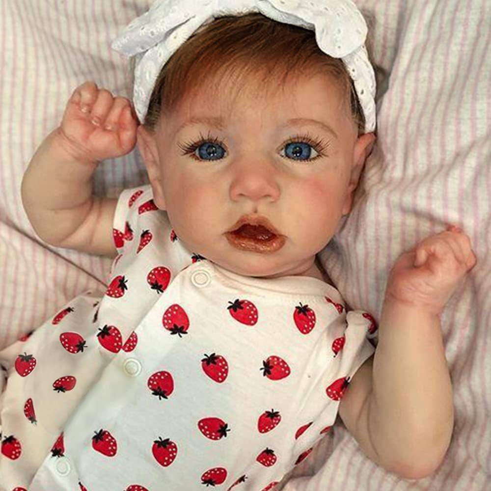 20 Inch Weighted Cloth Body Reborn Baby Doll V27680