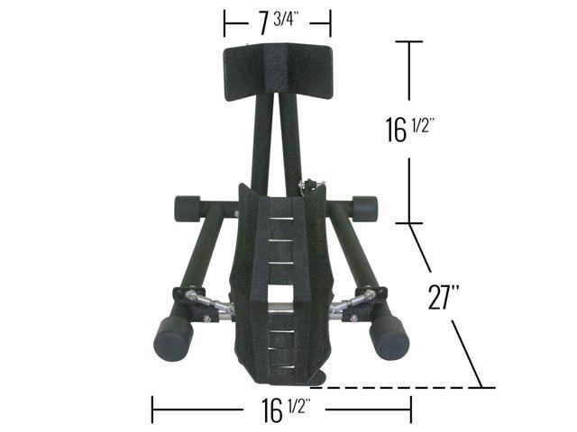 Adjustable Self-Locking Motorcycle Trailer Wheel Chock R80103