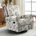 Farmhouse Upholstery Recliner with Rolled Arms Y488003