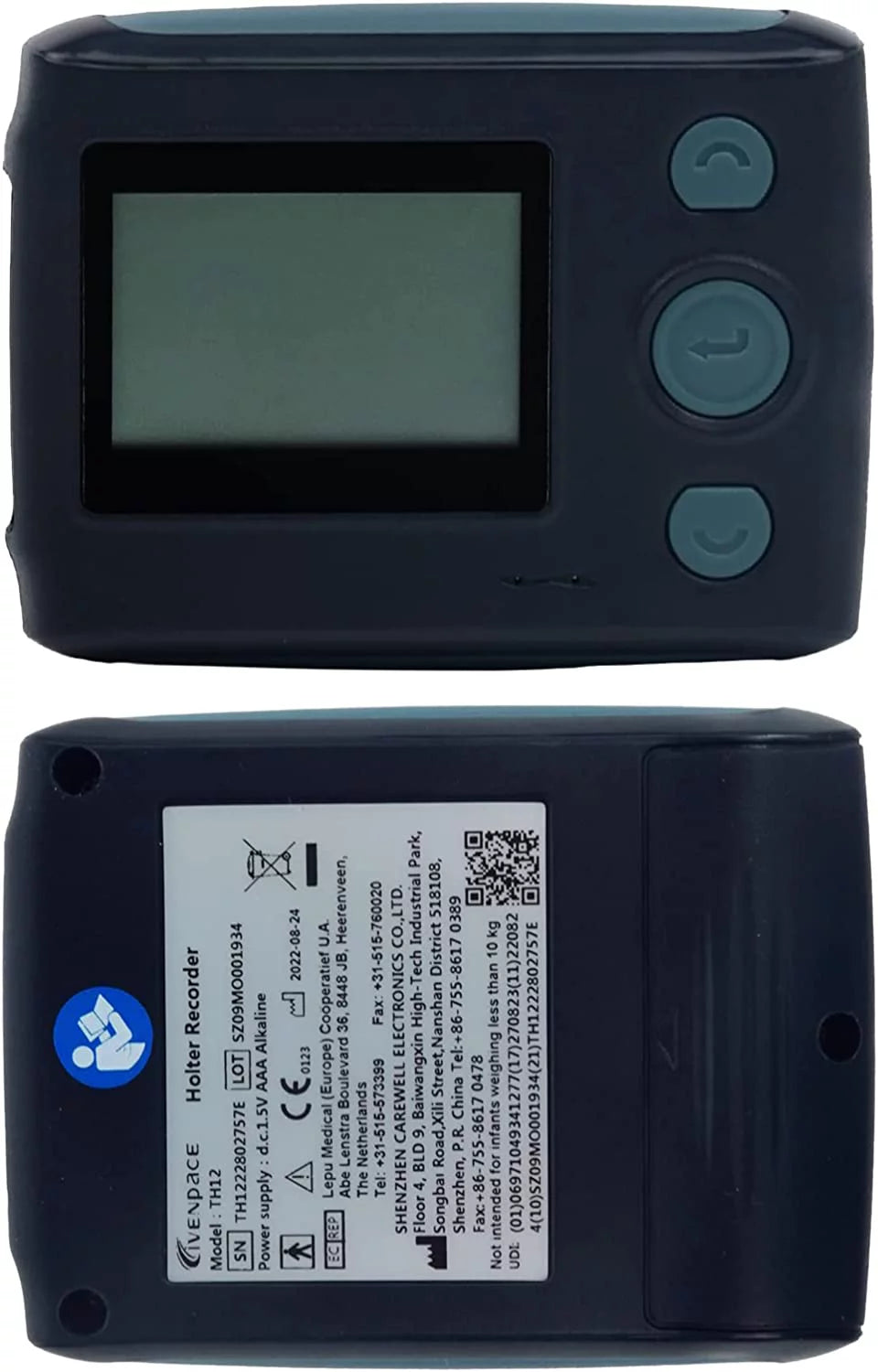 8 Channel 12-Lead EKG Machine, 24-Hour Holter Heart Monitor Y397167