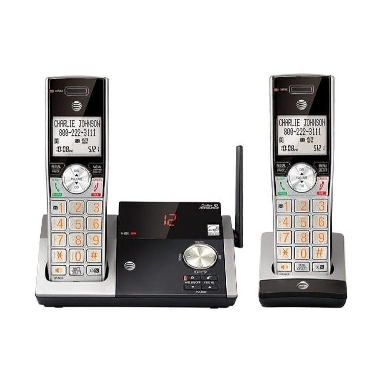 2 Handset Answering System with Caller ID U2272