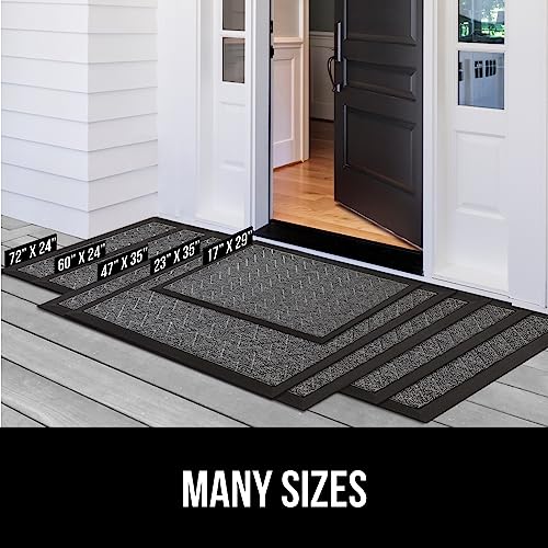 Gray Diamond 17x29 Natural Rubber Doormat O3380