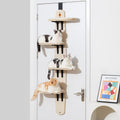 4-Levels Over Door Cat Climber with Removable Soft Mat R76635
