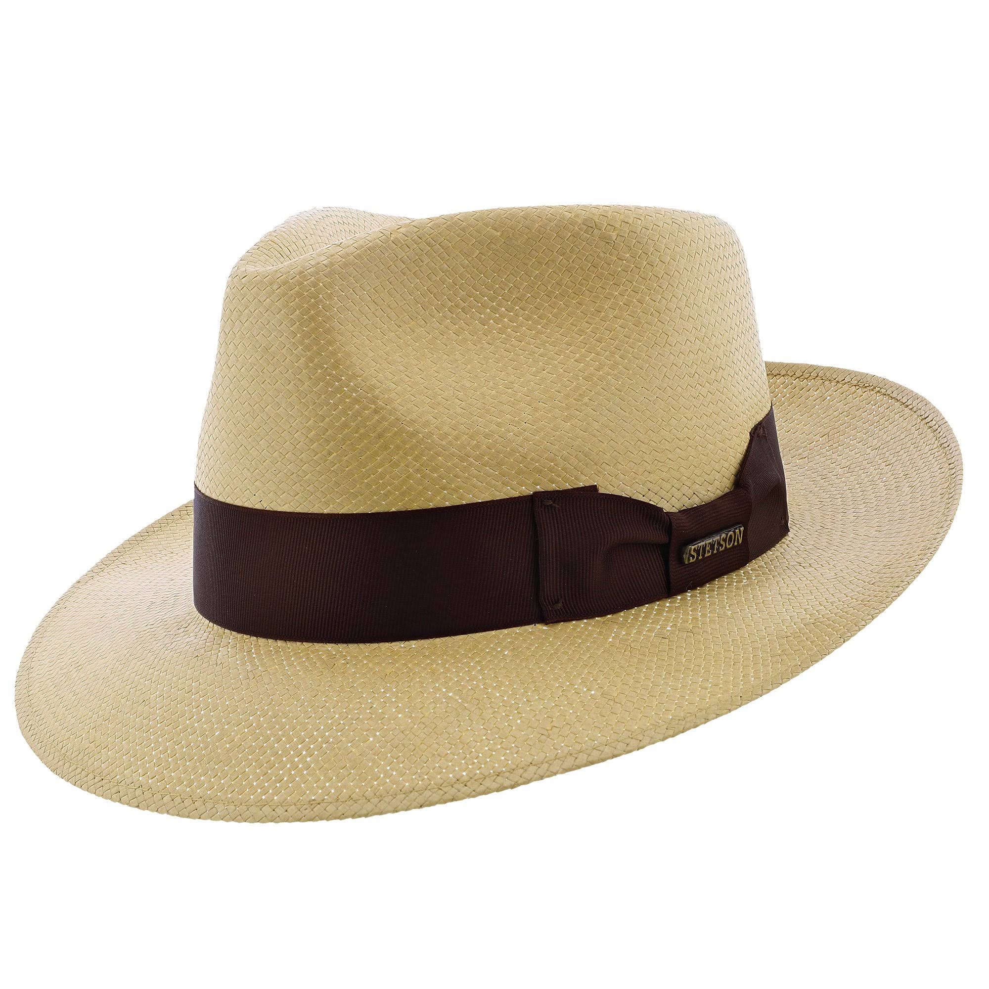 Shantung Straw Fedora Hat F9510