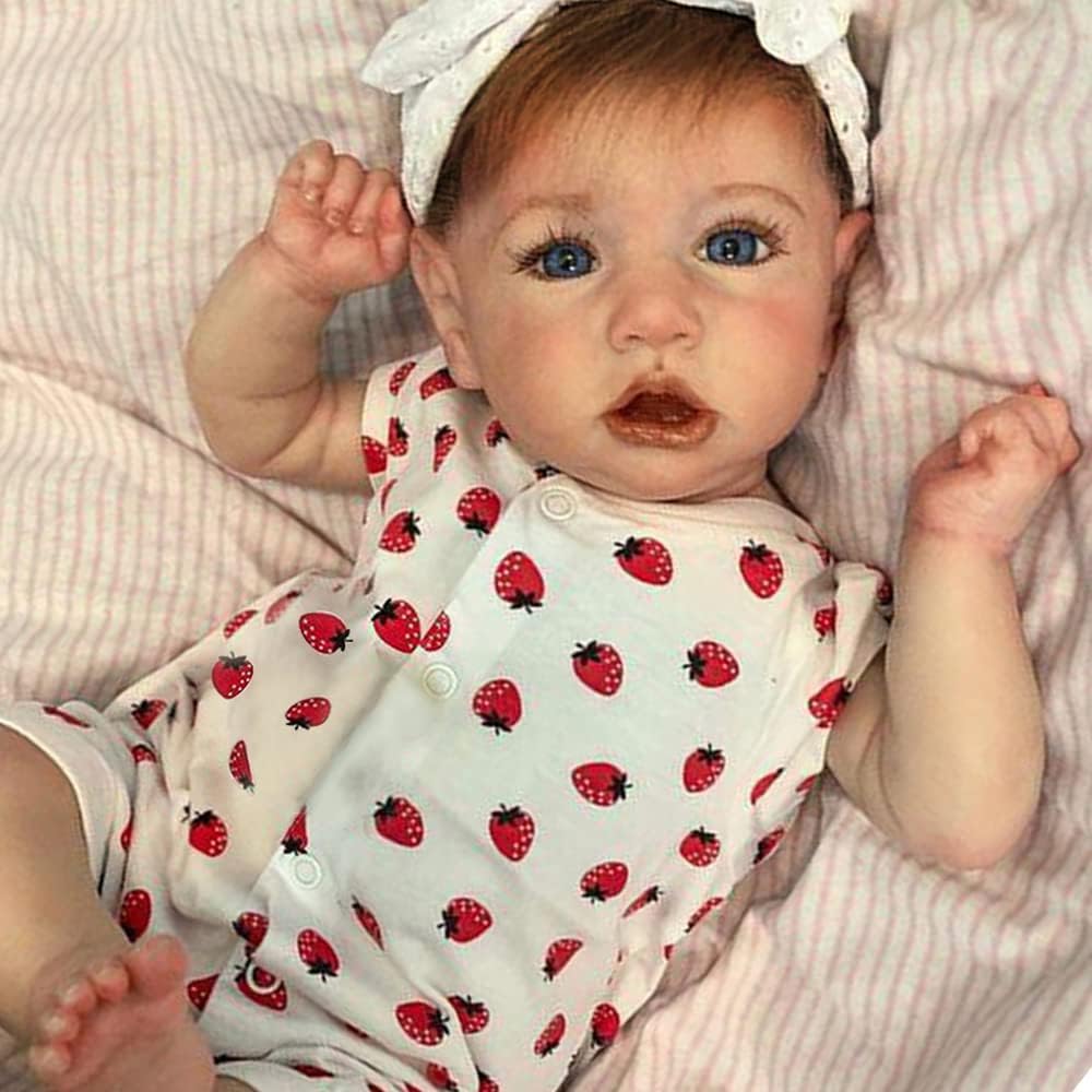 20 Inch Weighted Cloth Body Reborn Baby Doll V27680
