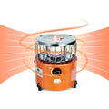 2 in 1 Portable Propane Heater and Stove, Outdoor Camping Liquefied Gas Stove, Orange A7681