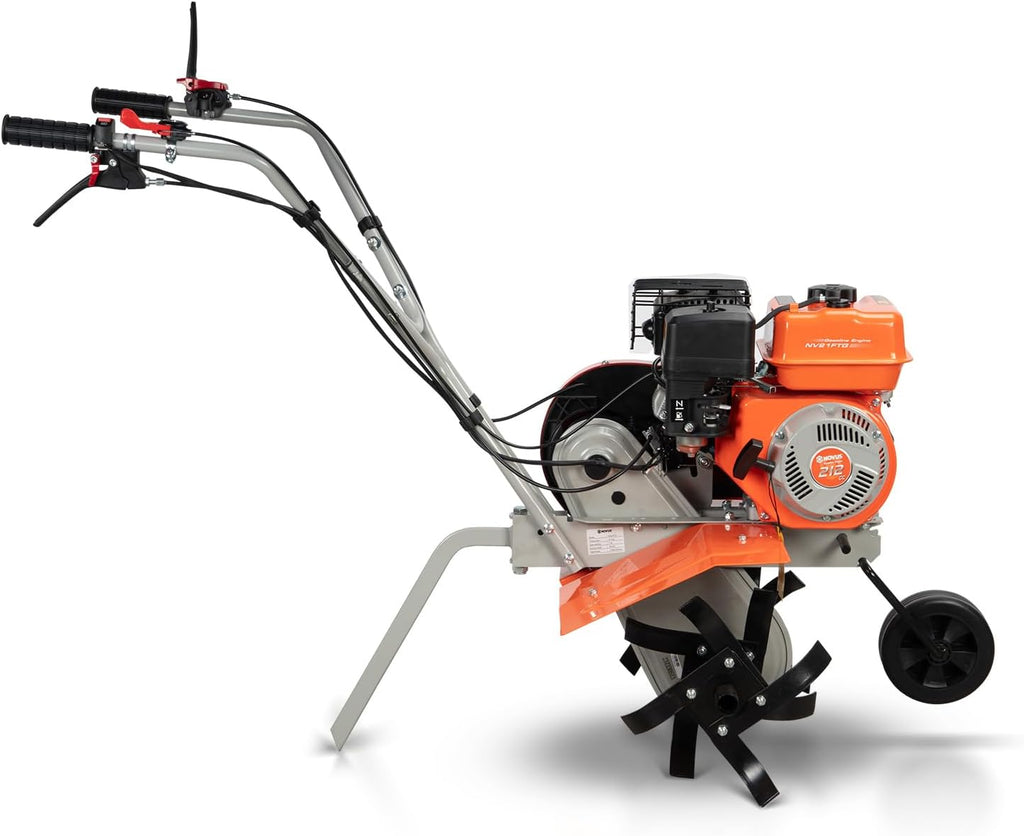 21-Inch Gas Powered Front Tine Tiller Cultivator 212cc 4-Cycle Gas Engine C9605