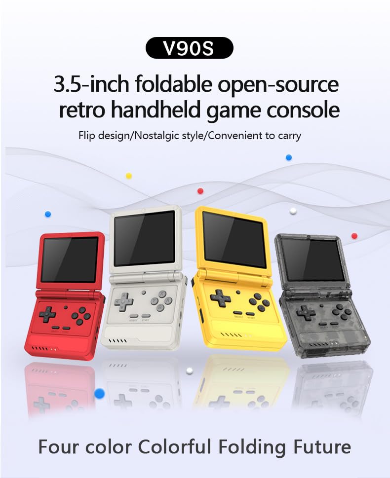 Transparent Black Retro Handheld Console A32807