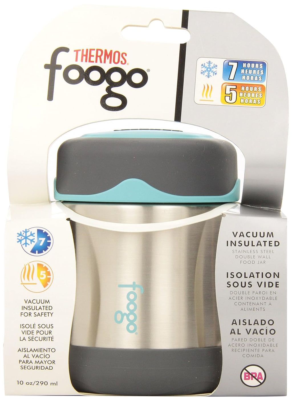 10-Ounce Stainless Steel Food Jar L83393