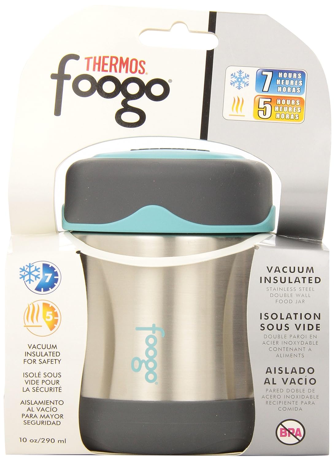 10-Ounce Stainless Steel Food Jar L83393