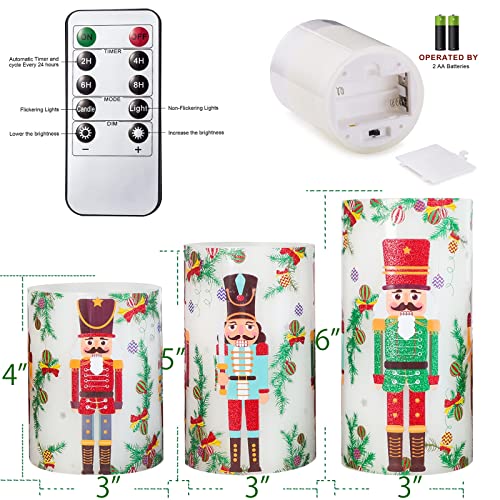 Flameless LED Pillar Candles with Timer & Remote Q940