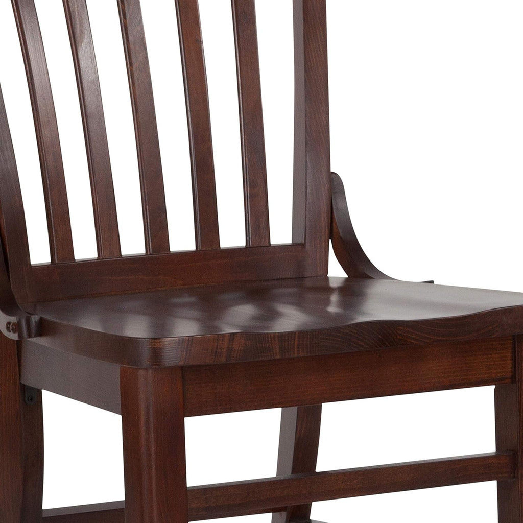 Walnut Wood Chair D2758