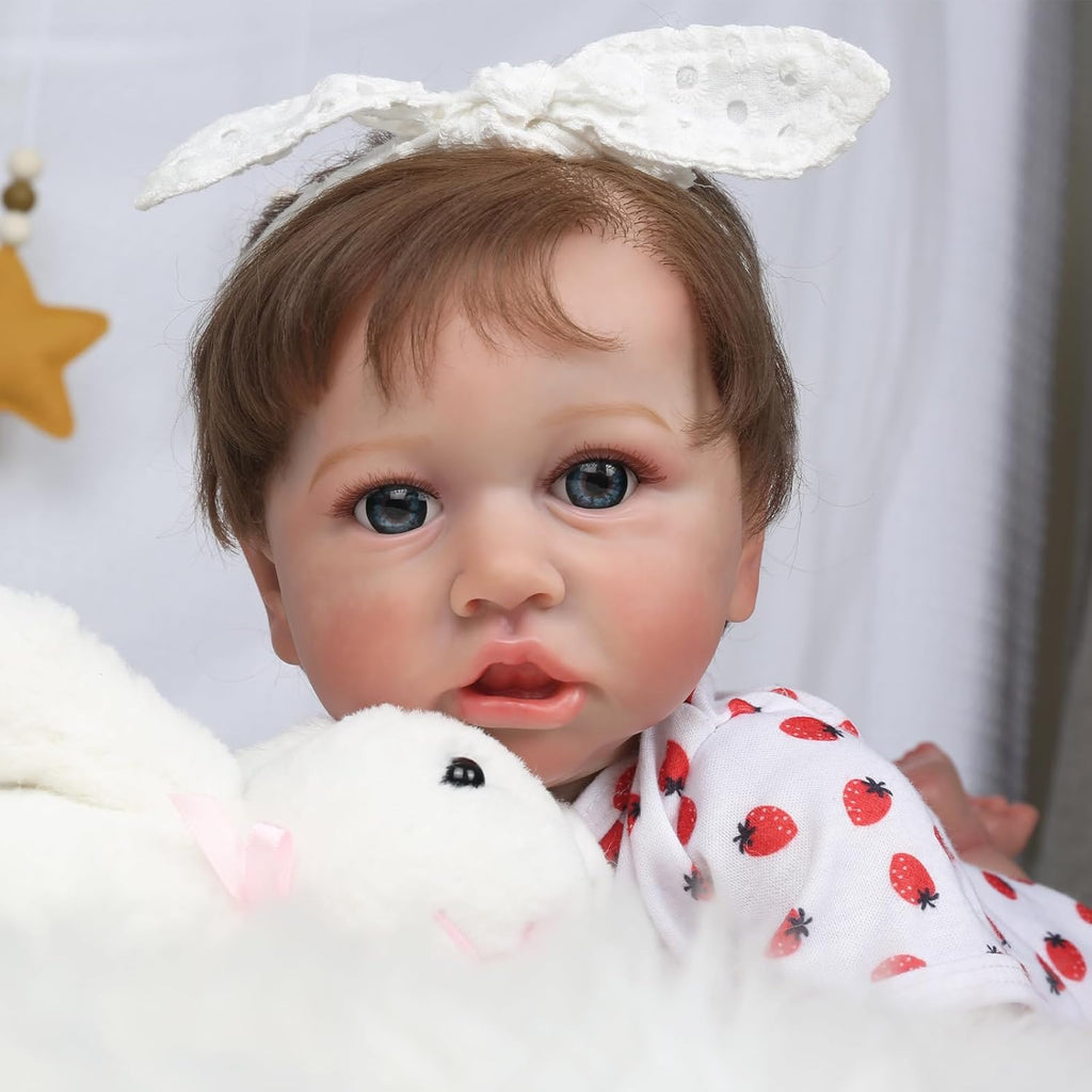 20 Inch Weighted Cloth Body Reborn Baby Doll V27680