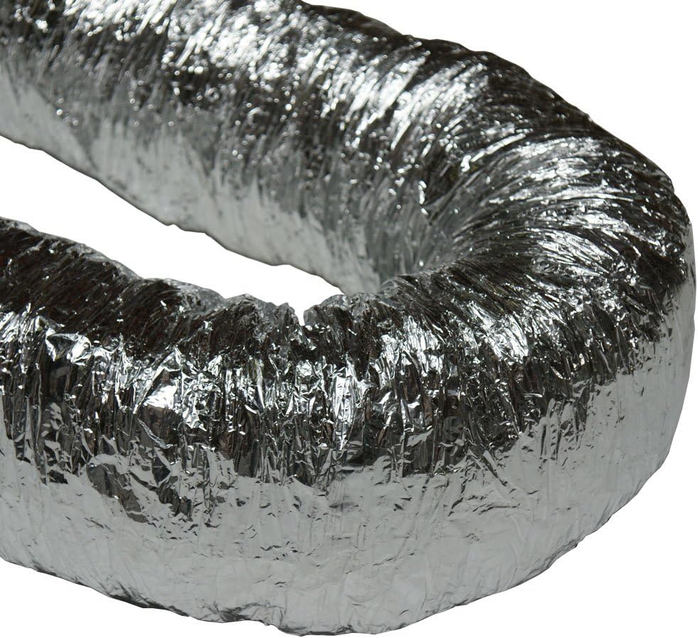 12-Inch by 25-Feet HVAC Insulated Flex Duct Hose F4644