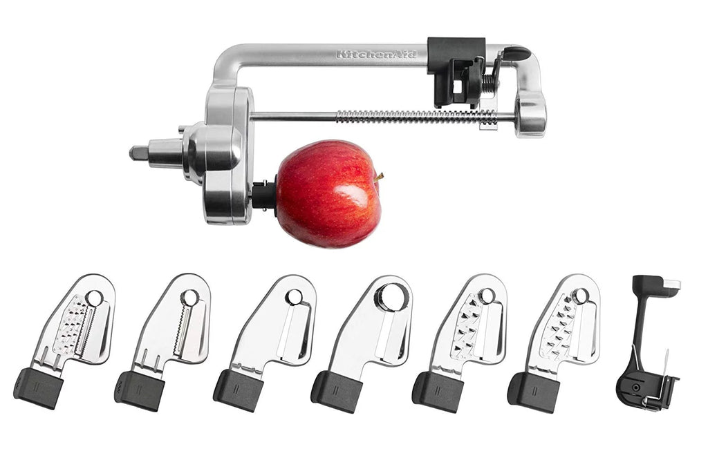 Silver Spiralizer Attachment with Peel, Core and Slice P206701