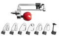 Silver Spiralizer Attachment with Peel, Core and Slice P206701