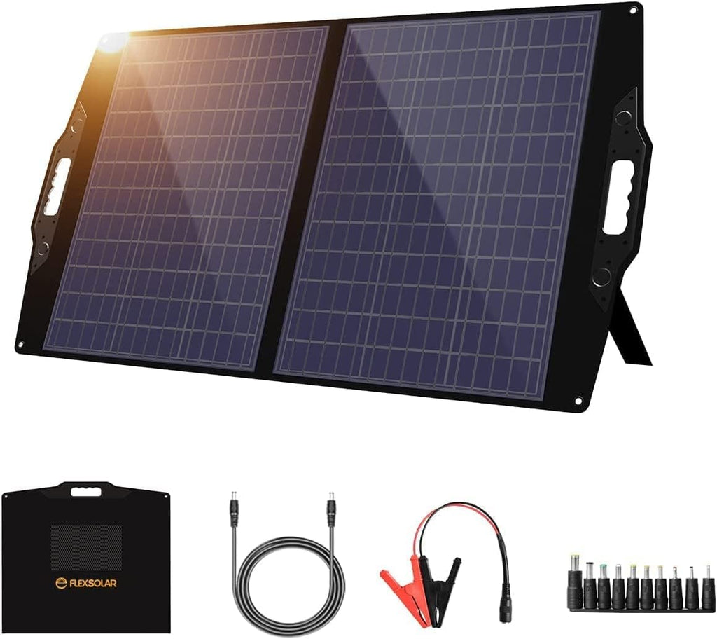 100W Foldable Solar Panel with DC Port J629339