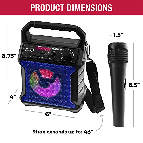 Portable Bluetooth Speaker with Microphone X1621