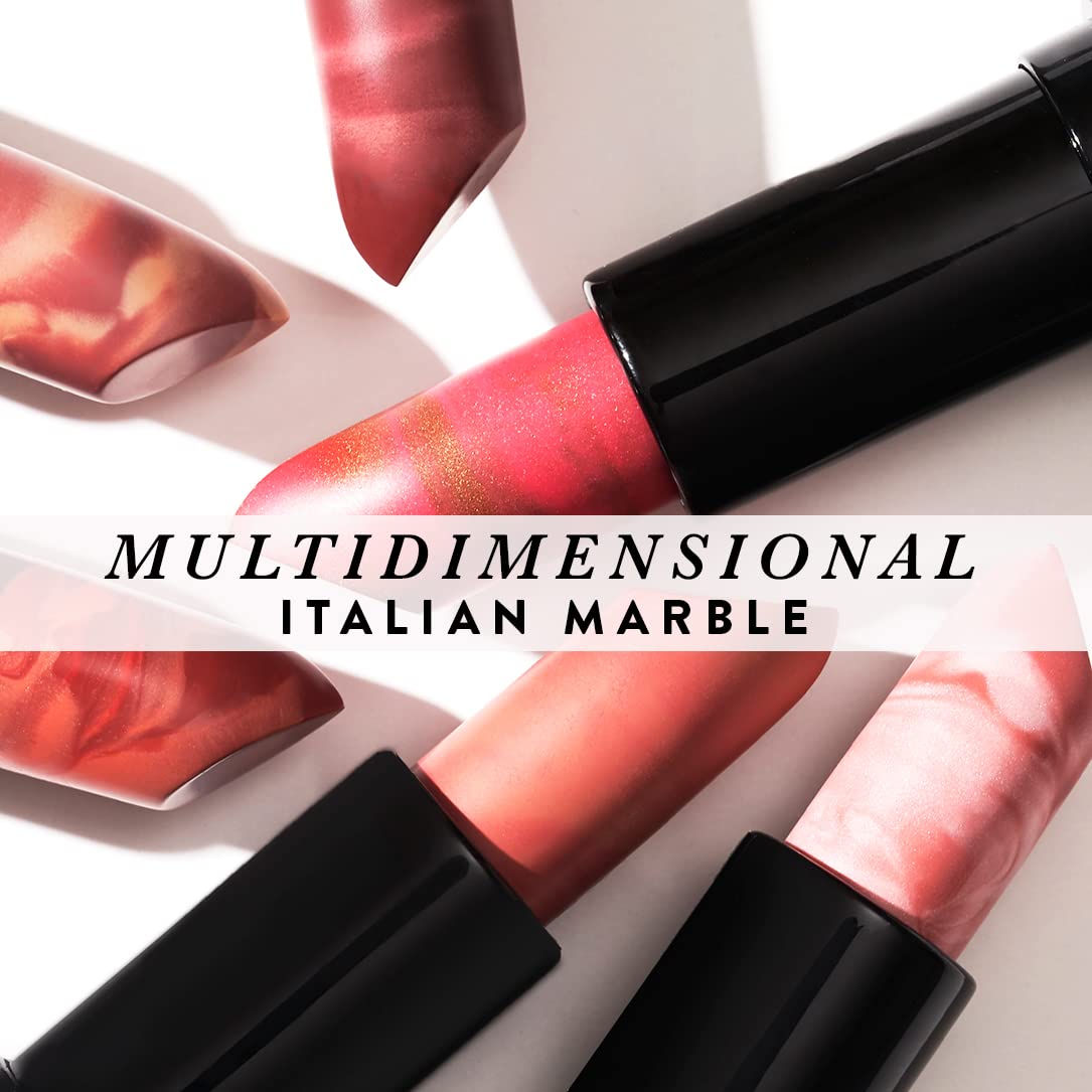 Serum Blush Cheek Tint, Poppy Peach + Sheer Hydrating Lipstick, Peach Bellini K731
