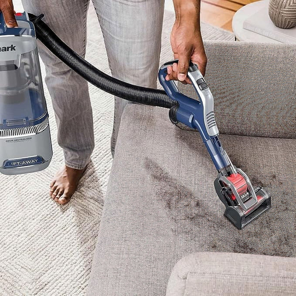 Open Box Navy Upright Vacuum Q517480