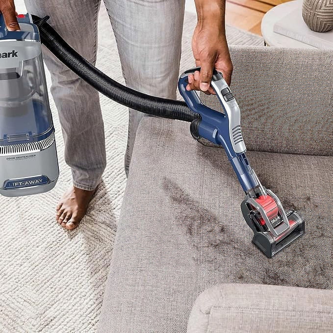 Open Box Navy Upright Vacuum Q517480
