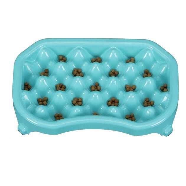 Raised Slow Feeder Dog Bowl W339