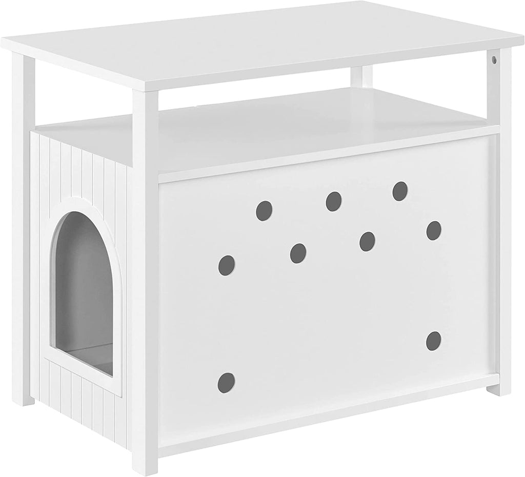 Cat Litter Box Enclosure with Storage Shelf H58845