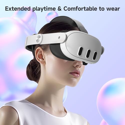 10000 mAh Rechargable Head Strap for Meta Quest 3 R23458