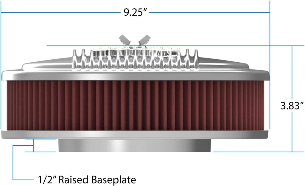 Oval Finned Air Cleaner U84825