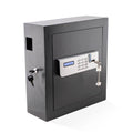 Black Key Cabinet with Lockable Drop Slot 51 Key Capacity U39053