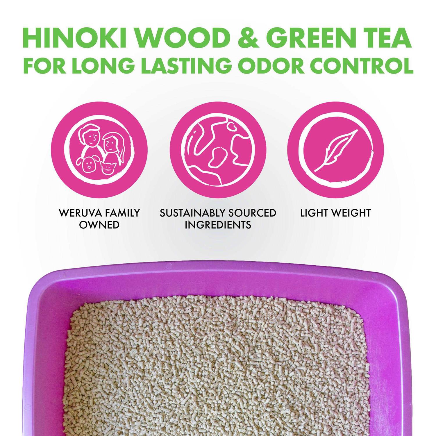 Green Tea Hinoki Wood Cat Litter H82550