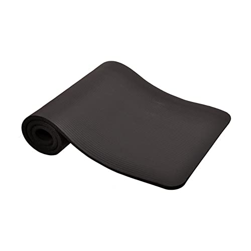 1-Inch Extra Thick High Density Anti-Tear Exercise Yoga Mat with Carrying Strap X204